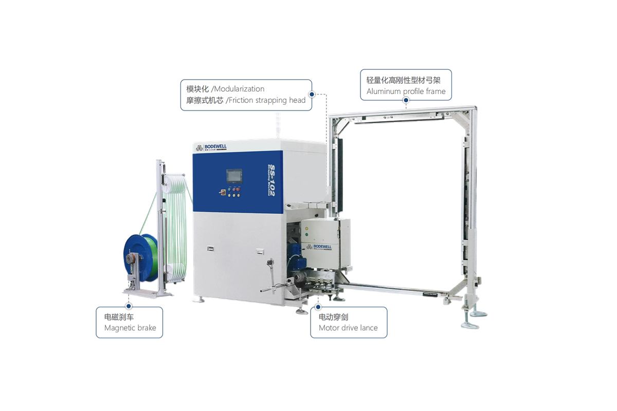 SS-102穿劍式側面捆扎機 SS-102穿劍式側面捆扎機
